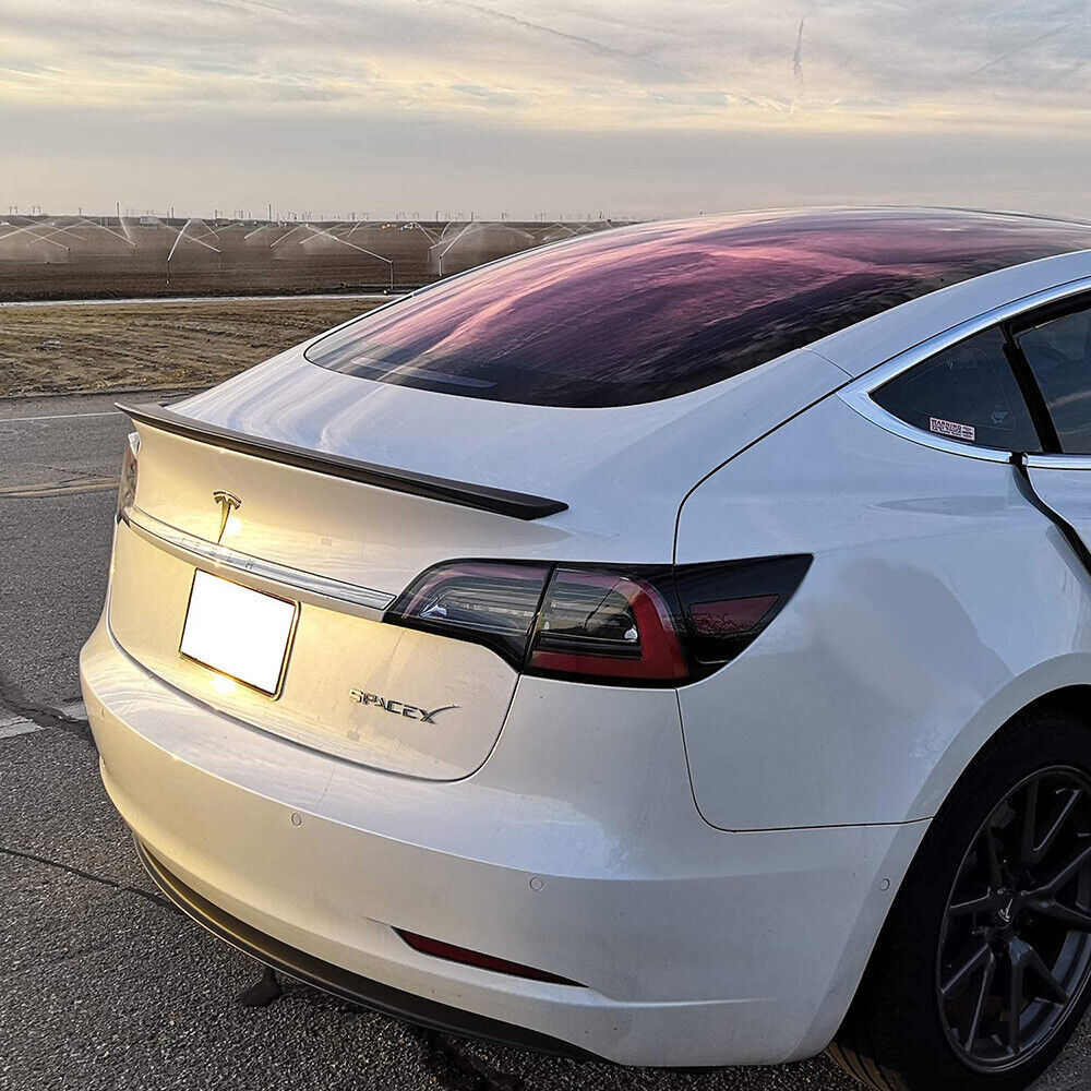 Tesla Rear SpaceX 3D Decal Letter Nameplate Logo Badge Emblem Sport OEM Chrome