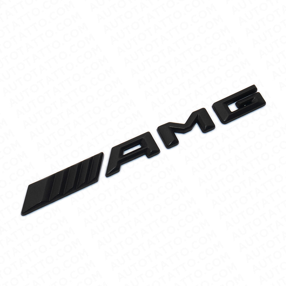 Black Style AMG Interior Multimedia Decal Sticker Badge Decoration Emblem Logo