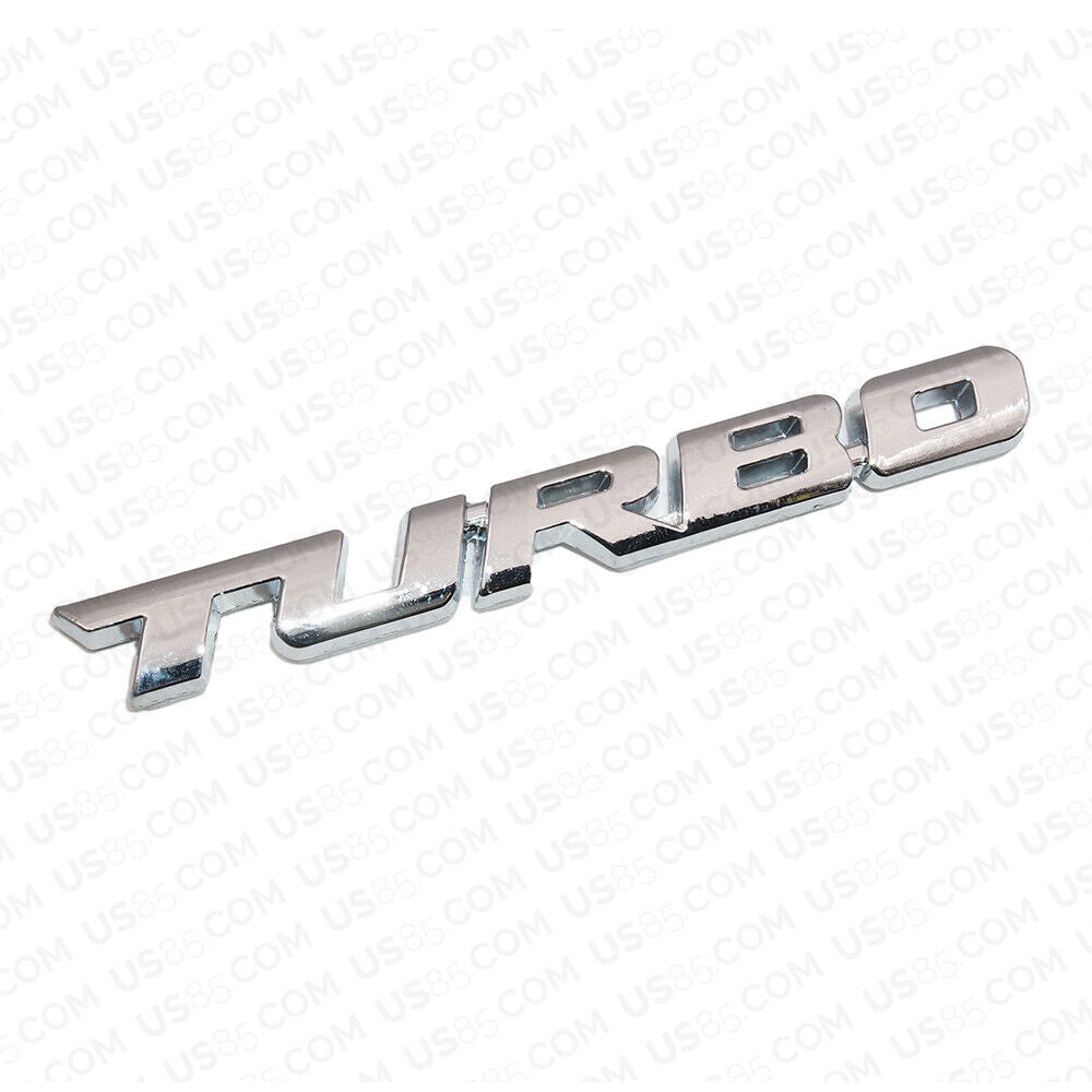 Universal 3D Fashion Waterproof Metal Turbo Car Decal Sticker Auto Decoration