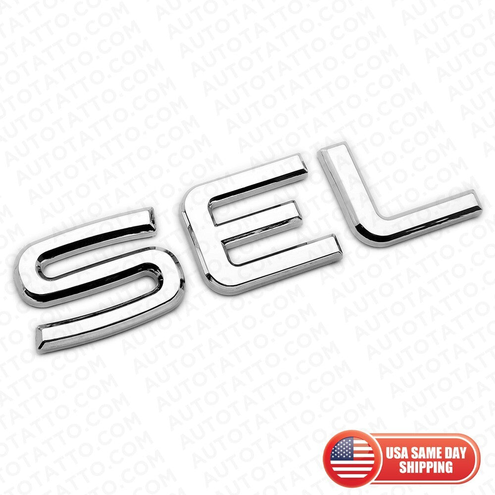 22-24 VW SEL Rear Liftgate Hatch Lid Letter Nmaeplate Badge Emblem Chrome