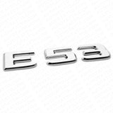 19-21 Mercedes-Benz E53 E 53 Letter Emblem Trunk Logo Badge AMG Sport Chrome