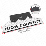14-19 Chevy High Country Front Door or Tailgate Letter Logo Emblem Badge Chrome