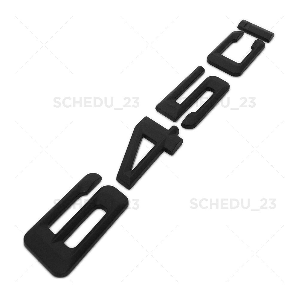 Matte Black BMW 645ci Trunk Lid Nameplate Letter Badge Emblem M Performance
