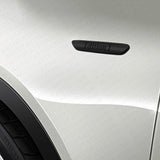 2x 3D Edition 1 Fender Marker Car AMG Logo Badge Emblem Sport Decoration Black