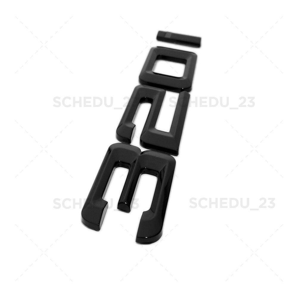 13-18 Gloss Black 320i Letter Emblem Car Trunk Lid M Power Series Performance