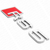 Audi RS 5 OEM Chrome Rear Letter Tail Nameplate Trunk Emblem Badge Sport Sline