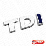2015 Volkswagen Jetta Rear Trunk TDI Emblem Badge Nameplate 5C6-853-675-AE-WWS