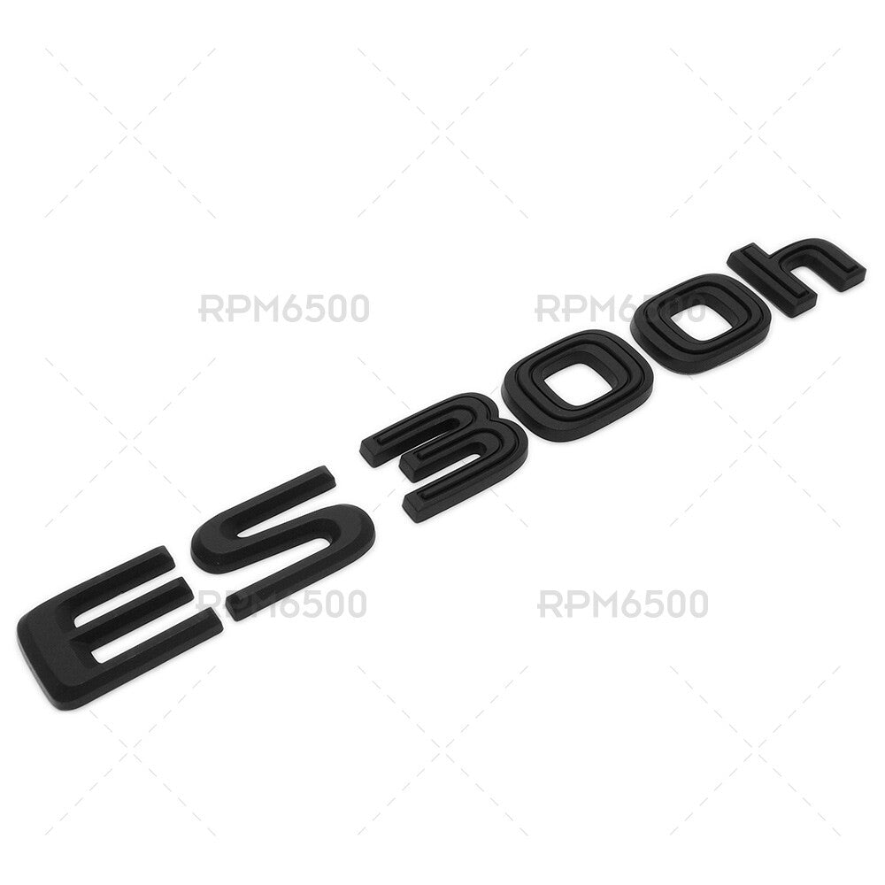 For Lexus Trunk Matte Black ES 300h Letter Logo Badge Car Emblem Hybrid F-Sport