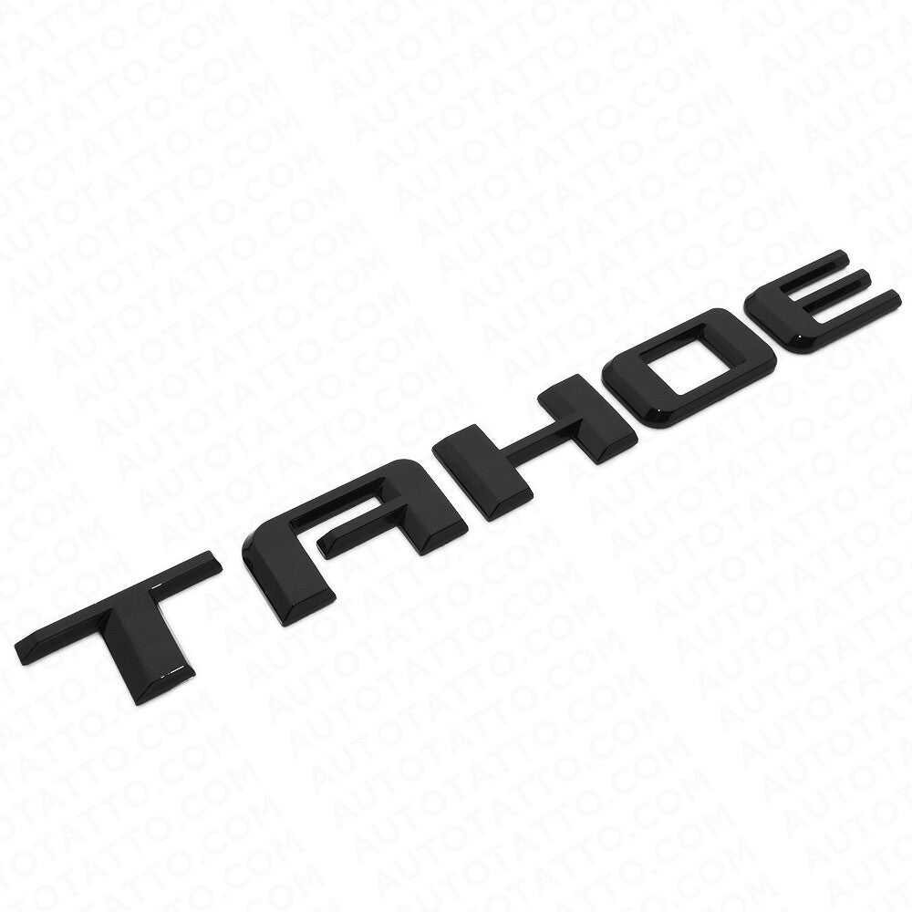 2021+ Chevy Tahoe Liftgate Nameplate Badge Letter Logo Emblem RST Gloss Black