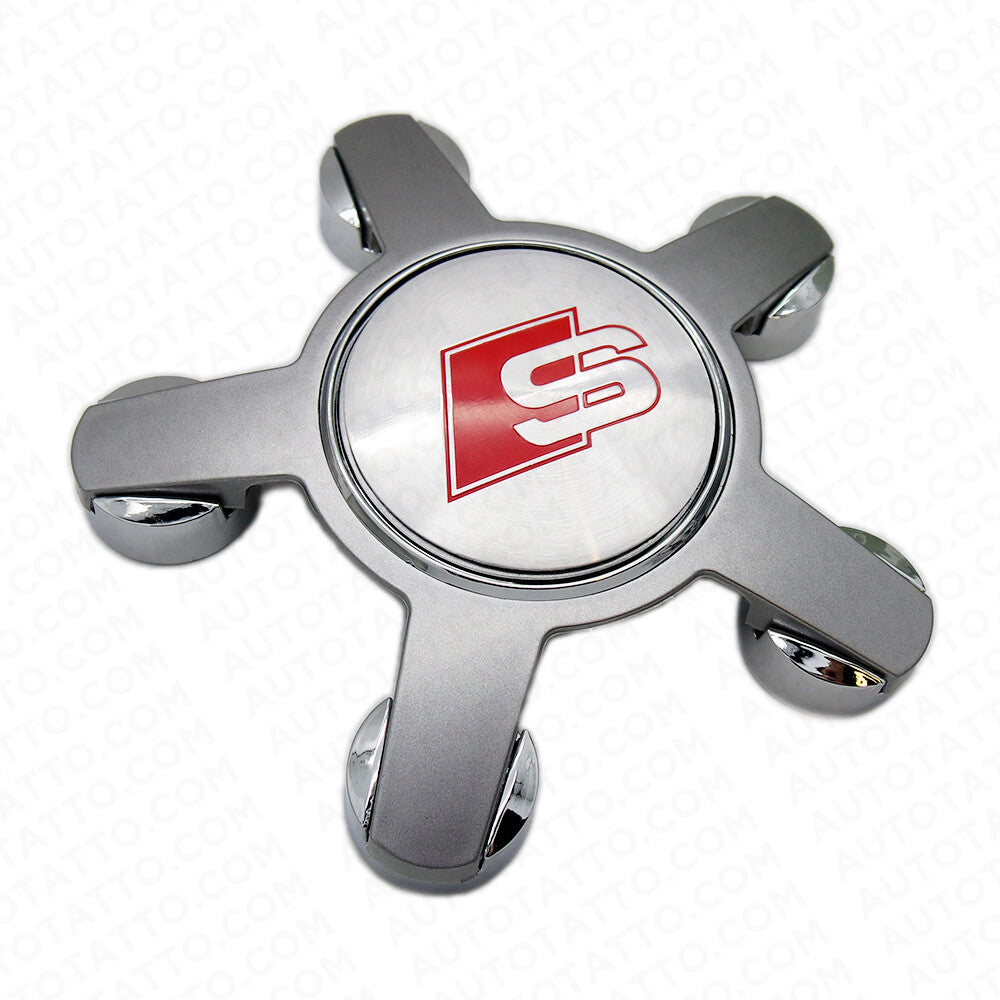 4x Set For Audi S Sport Car Suv Wheels Center Cap Hub 4F0601165N A4 A5 A6 A7 A8