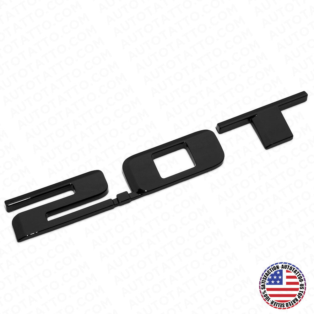 Cadillac Rear Turnk Tailgate 2.0T Deck Lid Nameplate Badge Logo Emblem Black