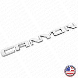 For GMC Canyon Front Door or Rear Liftgate Badge Logo Emblem Decorate Chrome