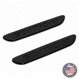 Fashion ABS 2x Edition/ Edition 1/ Night Edition Car Decal Badge Emblem Sticker