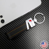 Audi S Line Fashion Leather Car Sport Key Fob Keychain Strap RIng Gift Decorate