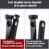 Universal Keychain Simplicity Key Ring Clip Double layer buckle Car Auto Unisex