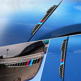 BMW M Performance 3D Carbon Car Side Door Strip Scratche Edge Guard Trim Badge