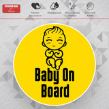 Cute Baby On Board Sticker Decal Kid In Car Van Truck Liftgate Window Decorate