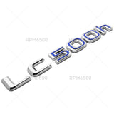 Lexus Trunk Rear LC 500h Letter Logo Badge Car Emblem Replace F-Sport OEM Chrome