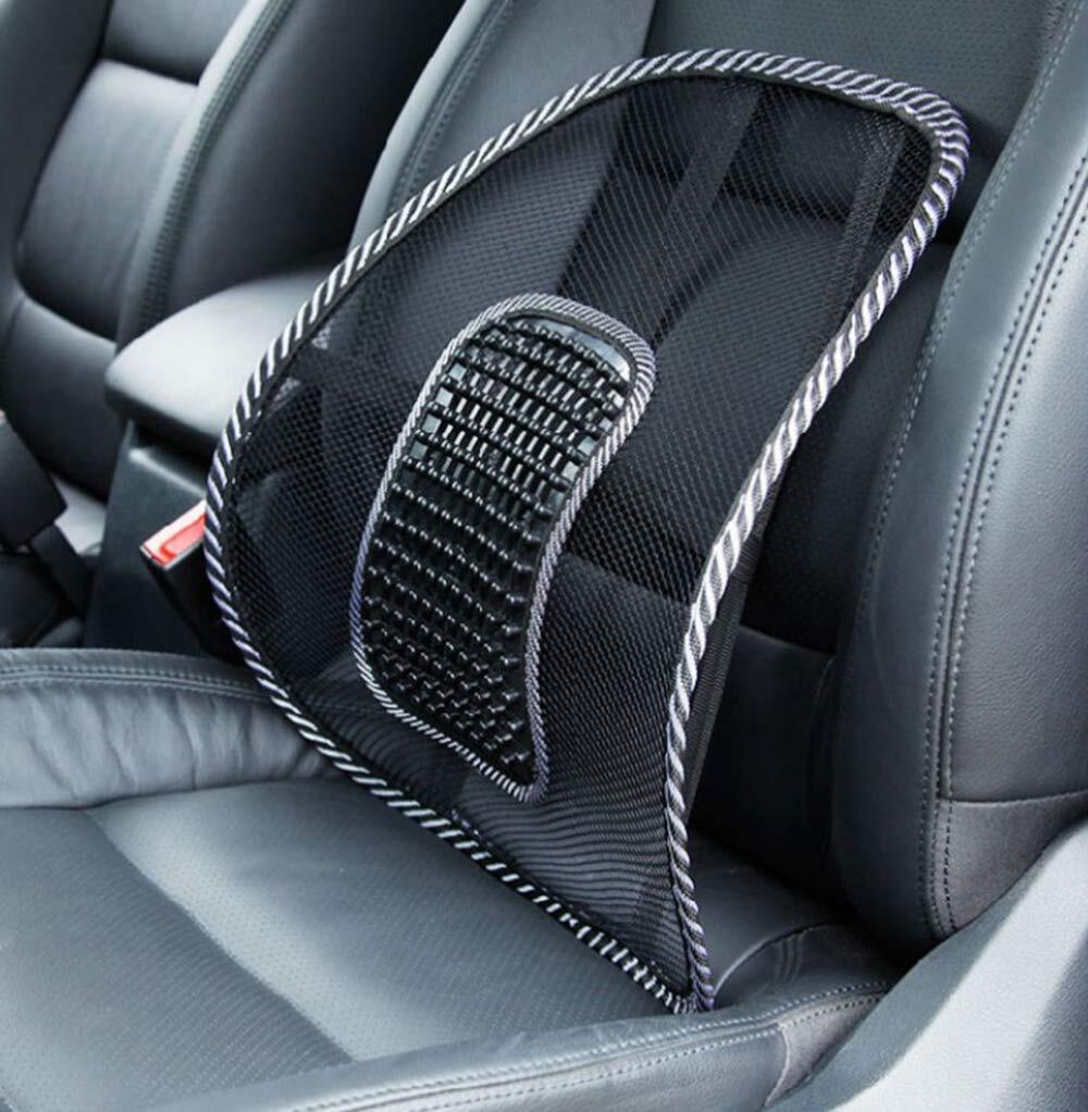 Universal 2x Mesh Back Support Lumbar Brace For Car Office Seat Chair Cushion