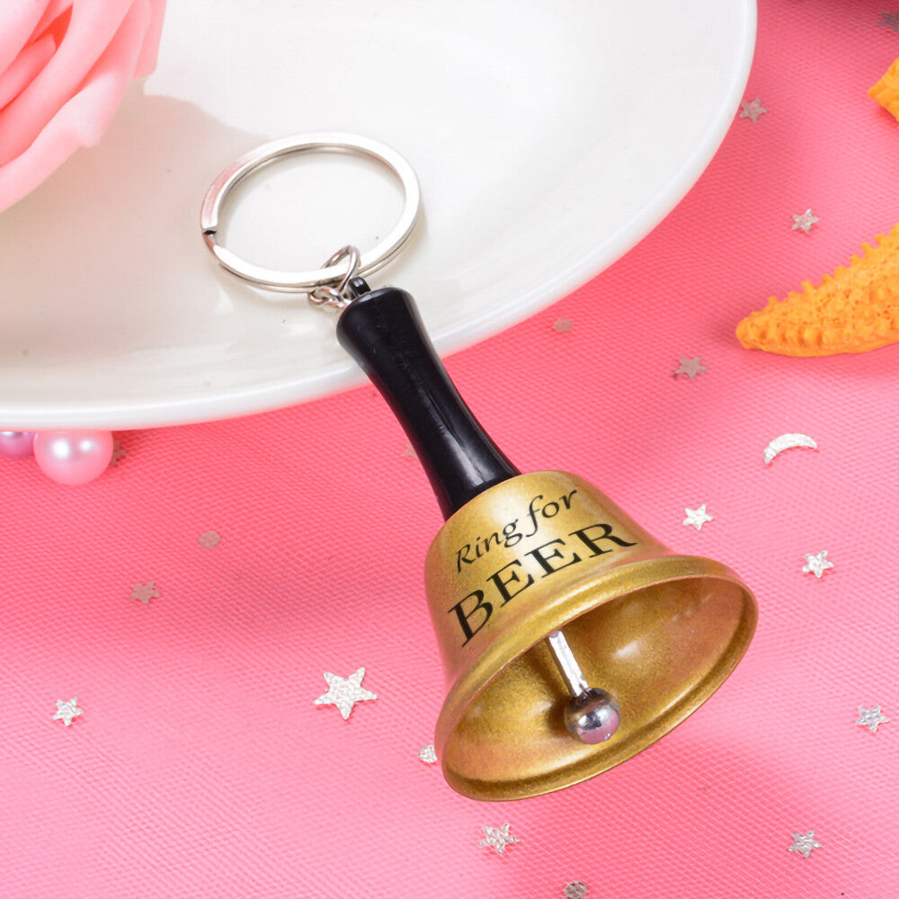 Cute Hand Bells Ring for Love A Coffee or A Beer Keychain for Decoration or Gift