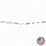 20-25 Chevrolet C8 Rear Bumper Corvette Letter Badge Nameplate Emblem Chrome