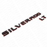For Chevy Redline Silverado LT Tailgate Logo Nameplates Letter Sport 3D Emblem
