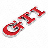 For GTI Liftgate Adhesive Nameplate Badge Logo Emblem Decoration Sport Red