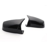 Carbon Fiber Style Side Mirror Cover For 07-13 BMW E60 F07 F10 E63 E64 F12 F13