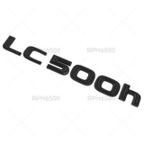 Lexus Trunk Rear LC 500h Letter Logo Badge Emblem Replace F-Sport Matte Black