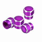 4pcs Universal Car Tire Wheel Valve Stem Caps Hex Design Dust Cover Accessories