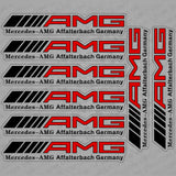 For Car Merceds AMG Edition Sport Sticker 3D Decal Stripes Logo Decoration