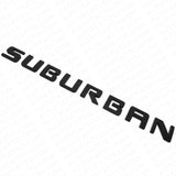 2x For Chevy Suburban Door Liftgate Nameplates Letter 3D Badge Emblem LTZ Black