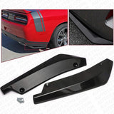 For Mercedes Car Rear Bumper Lip Diffuser Splitter Canard Protector Gloss Black