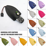 Universal Cute Cartoon Lady Car Key Fob Holder Cover Case Keychain Ring Gift