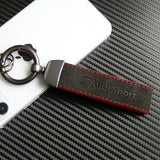 Audi Sport Fashion Alcantara Suede Car Key Fob Keychain Strap RIng Gift Decorate