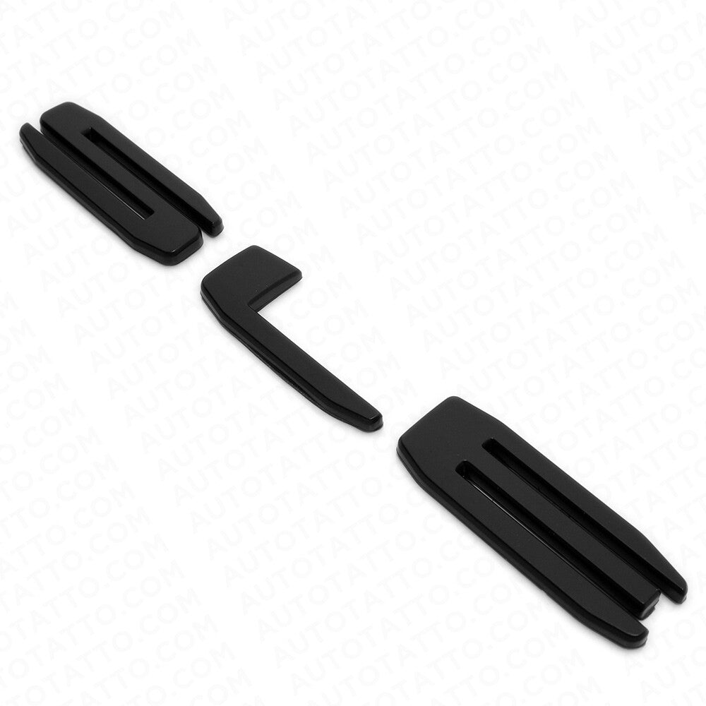 19-21 GMC Sierra Tailgate SLE Logo Emblem Pickup Badge Nameplate Matte Black