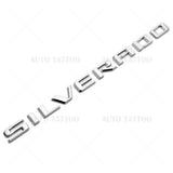 19-21 OEM Chrome Silverado 1500 Tailgate Letter Logo Emblem Badge Z71 LT LTZ
