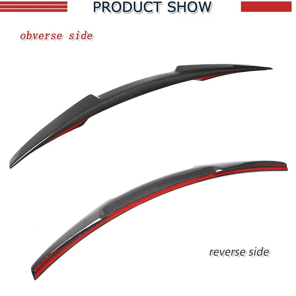2013-2016 AUDI A4 B8.5 M Sport Style Real Carbon Fiber Trunk Spoiler Wing Lip