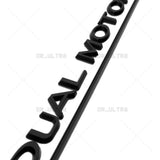 Tesla Rear Liftgate Lid Dual Motor Performance Nameplate Logo Badge Emblem Black