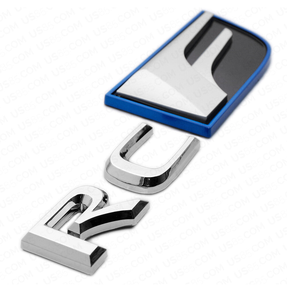 For Lexus Trunk Lid RCF RC F Letter Logo Badge Emblem Car Replace F-Sport Chrome