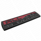 Chevy GMC All Terrain Rear Tailgate Letter Nameplate Emblem Badge Sport Black