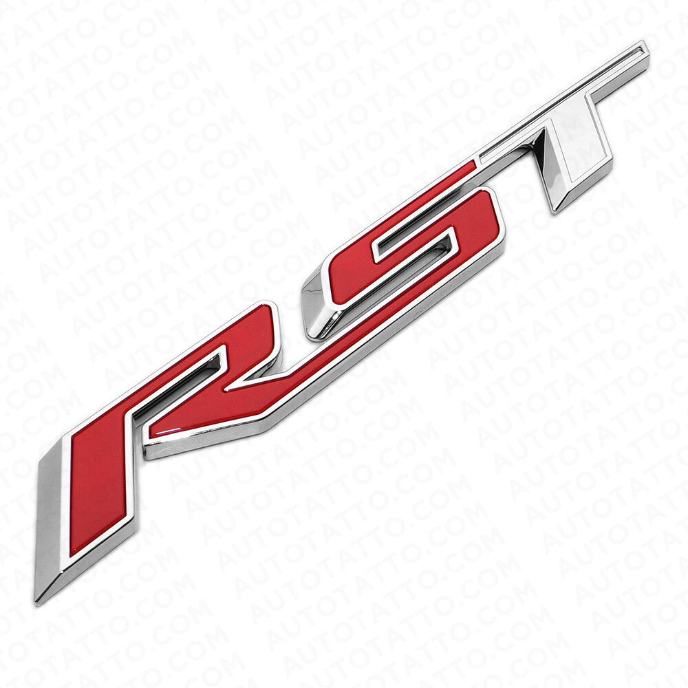 19-22 OEM Chrome Chevy Silverado Tailgate RST Letter Logo Emblem Badge 4x4 Sport