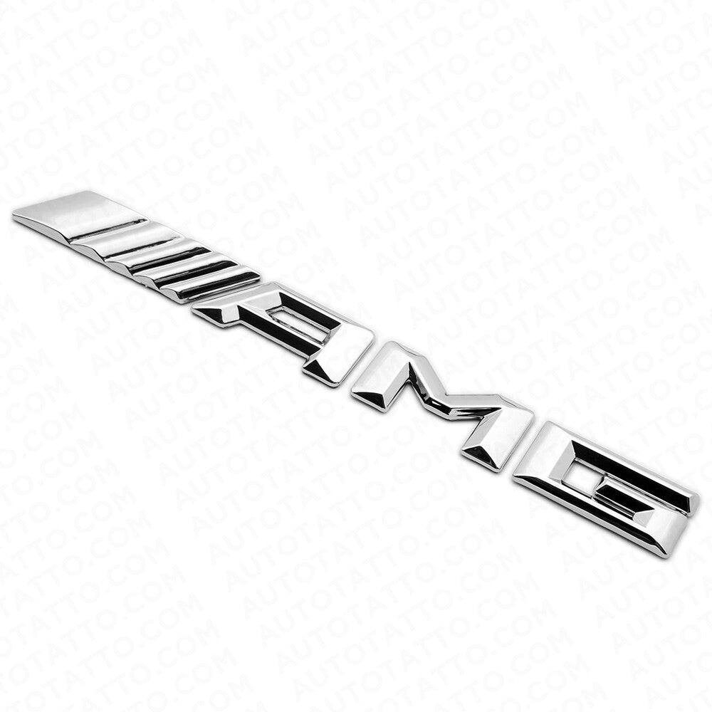 15-16 New AMG Rear Trunk Letter Emblem Logo Badge Decoration Sport OEM Chrome
