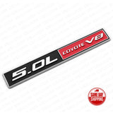 3D Fashion Metal 5.0L Coyote V8 Emblem Car Decal Badge Sticker Auto Decoration