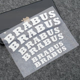 Brabus AMG Car Wheels Brake Caliper Sticker Decal Logo Decoration Sport White