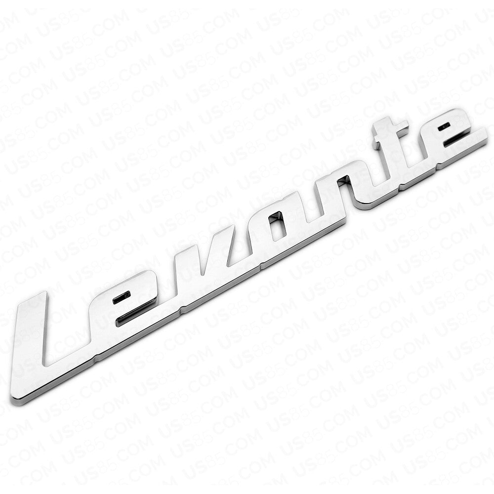 For Maserati Chrome Levante Liftgate Nameplate SUV Logo Emblem Badges Sport