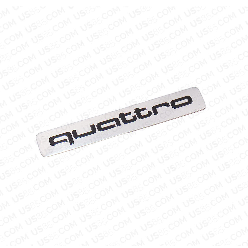 Universal Fashion Aluminum Alloy Quattro Car Decal Sticker for Auto Decoration