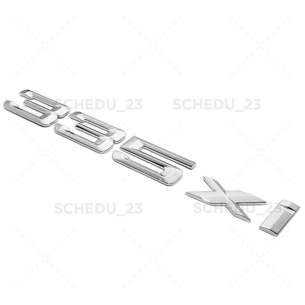 For BMW 335xi Letter Emblem Replace Badge Car Trunk Lid M Series Performance