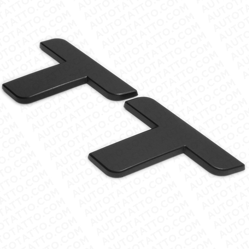 08-15 Audi TT Matte Black Rear Letter Tail Nameplate Trunk Emblem Badge Sport