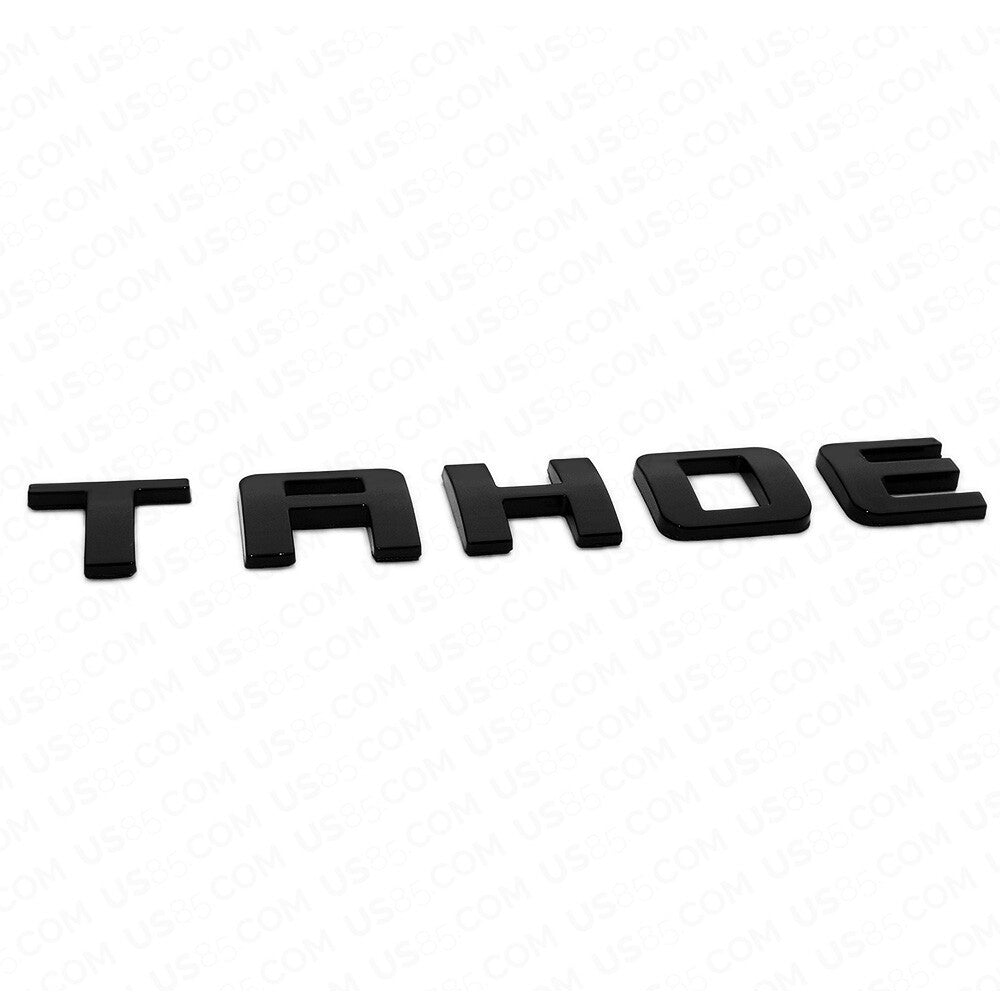 2x Chevy Tahoe Front Door Liftgate Nameplates Letter 3D Emblem Z71 Gloss Black